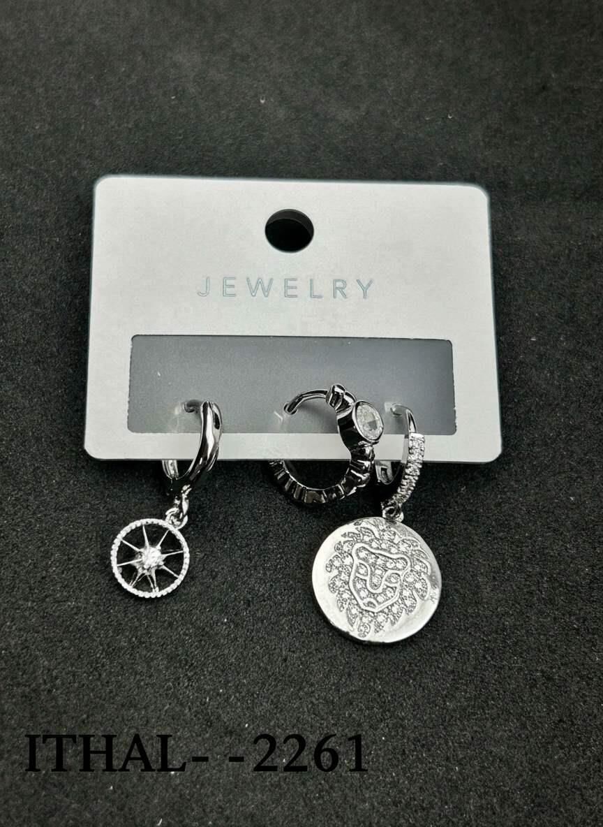 VİP 3'lü Küpe // ITHAL-2261