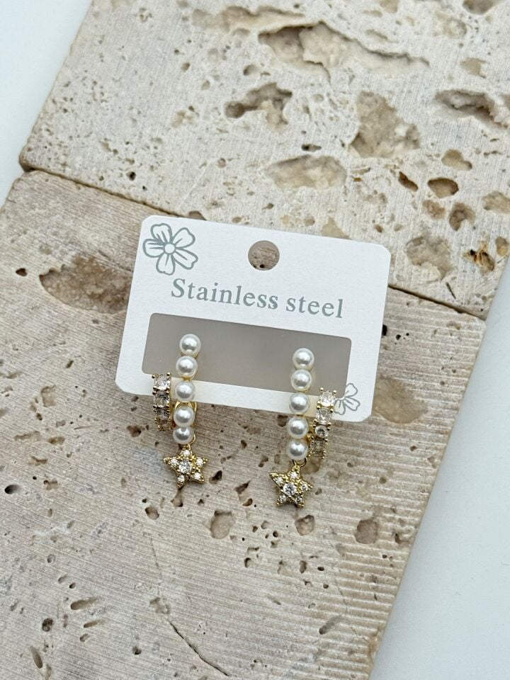 Çelik Küpe // KÜPE-4325