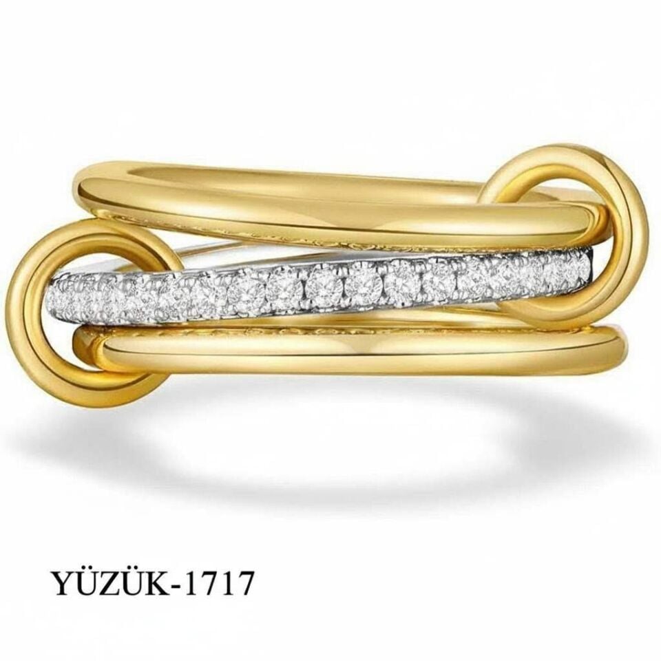 Çelik Çoklu Yüzük No 18