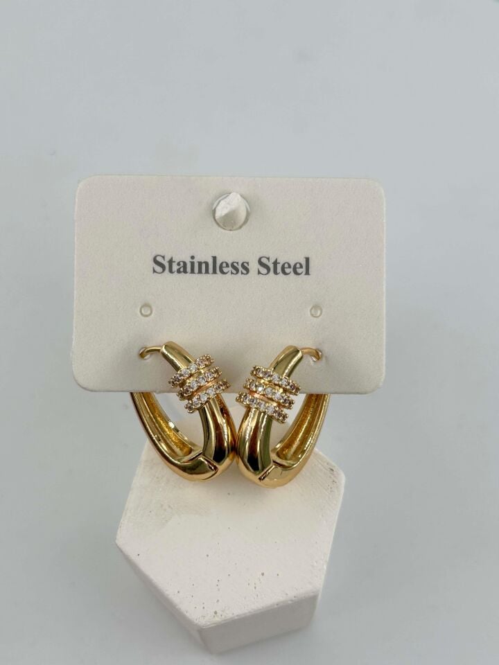Steel 14K Earring// EARRING-3252