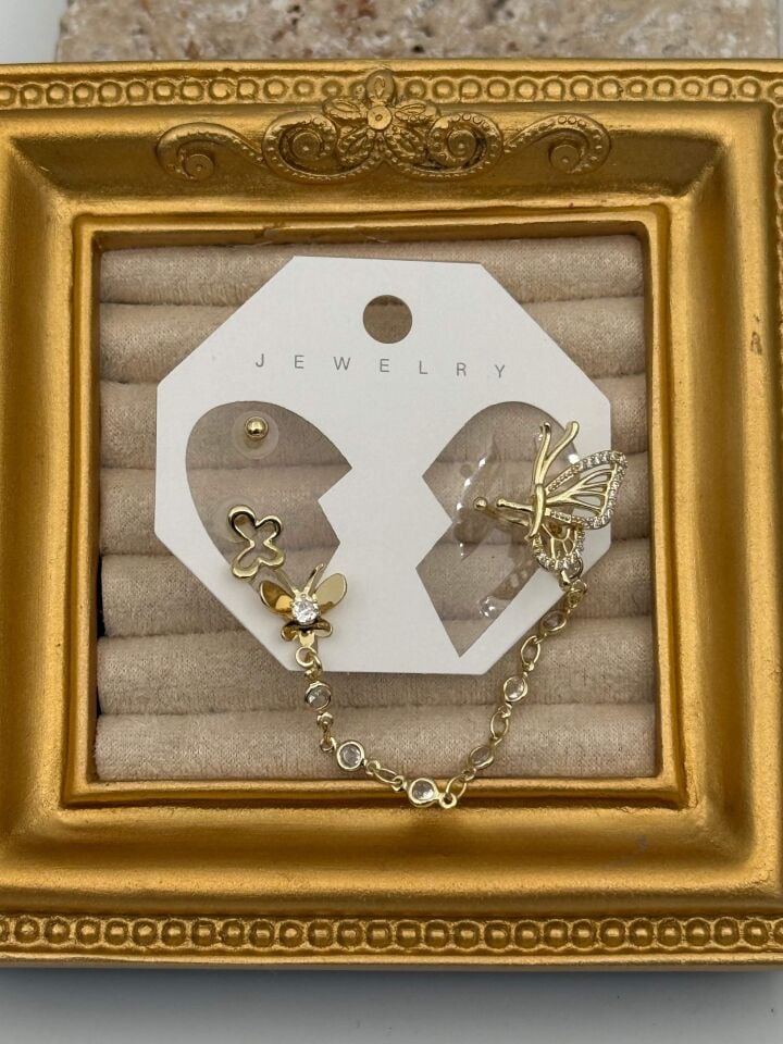 EARCUFF Kıkırdak Set Küpe // EAR-777