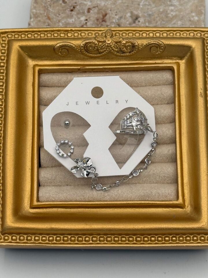 EARCUFF Kıkırdak Set Küpe // EAR-778