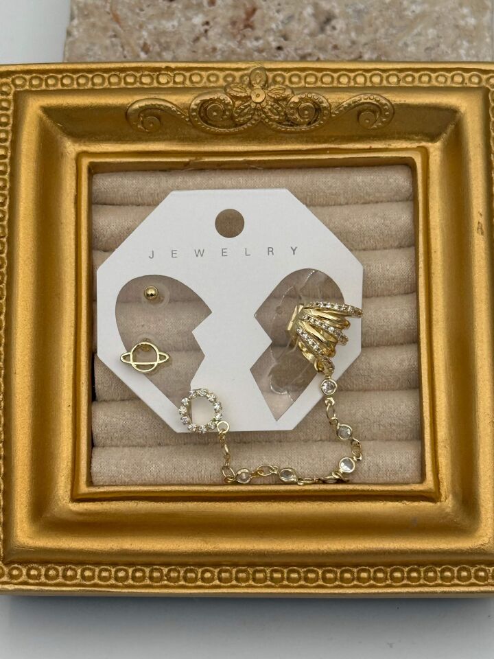 EARCUFF Kıkırdak Set Küpe // EAR-791