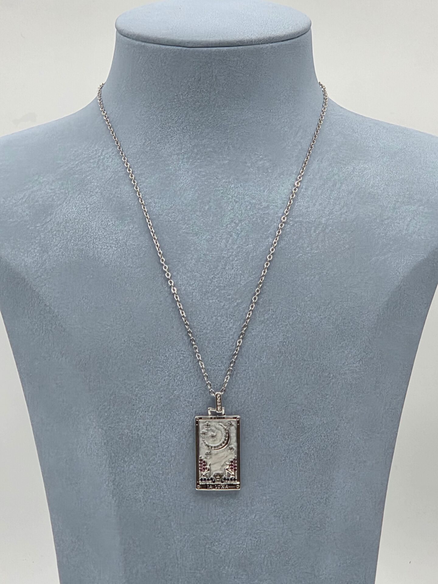 Çelik Tarot Kolye 45cm // KOLYE-6029