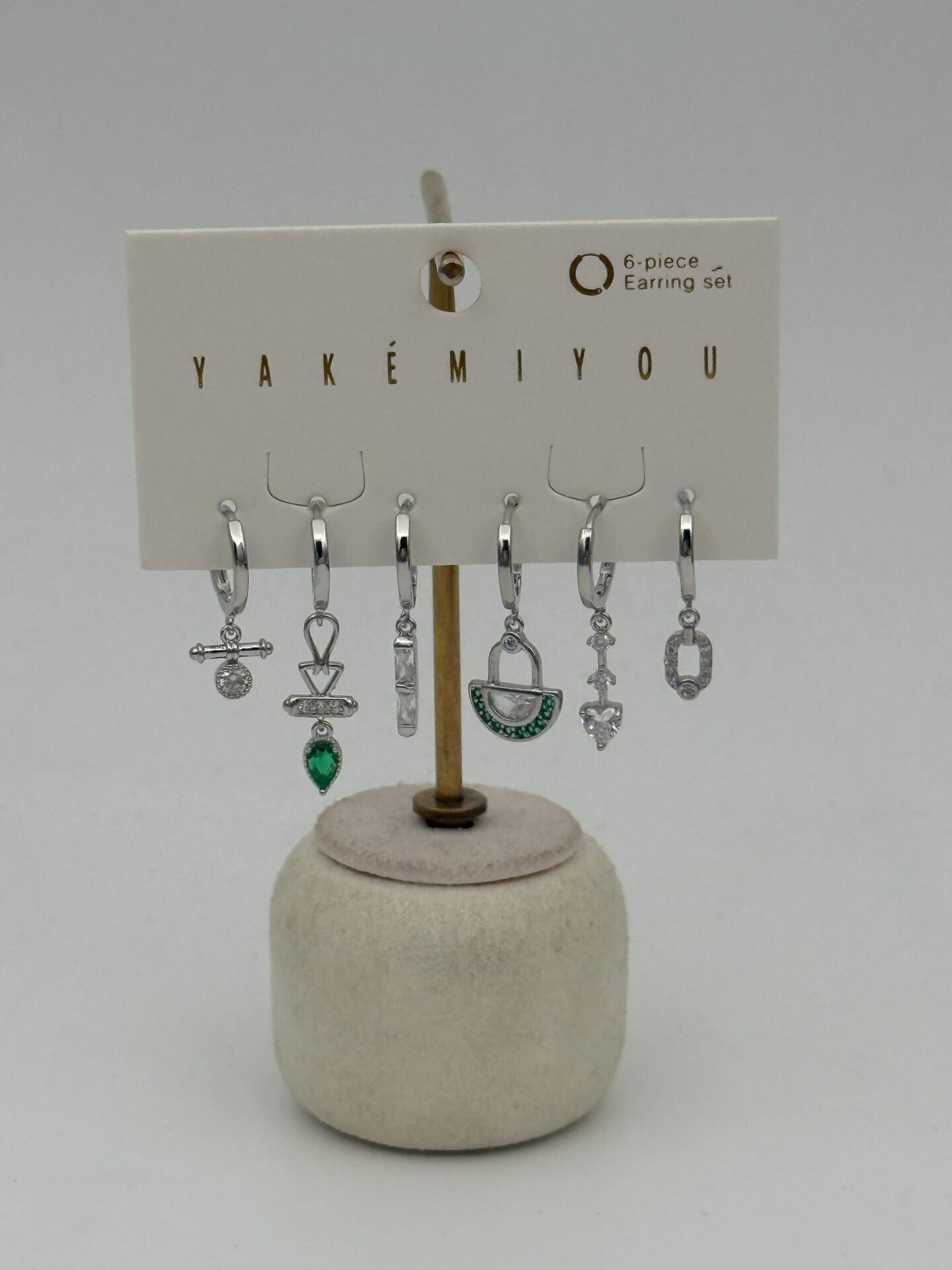 YAKEMIYOU 6'lı Set Küpe // ITHAL-3648