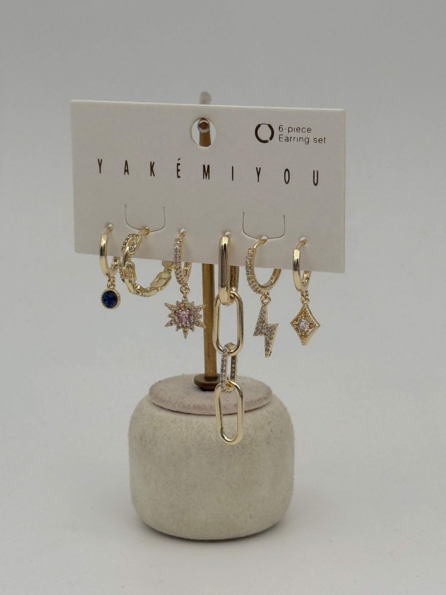 YAKEMIYOU 6'lı Set Küpe // ITHAL-3660