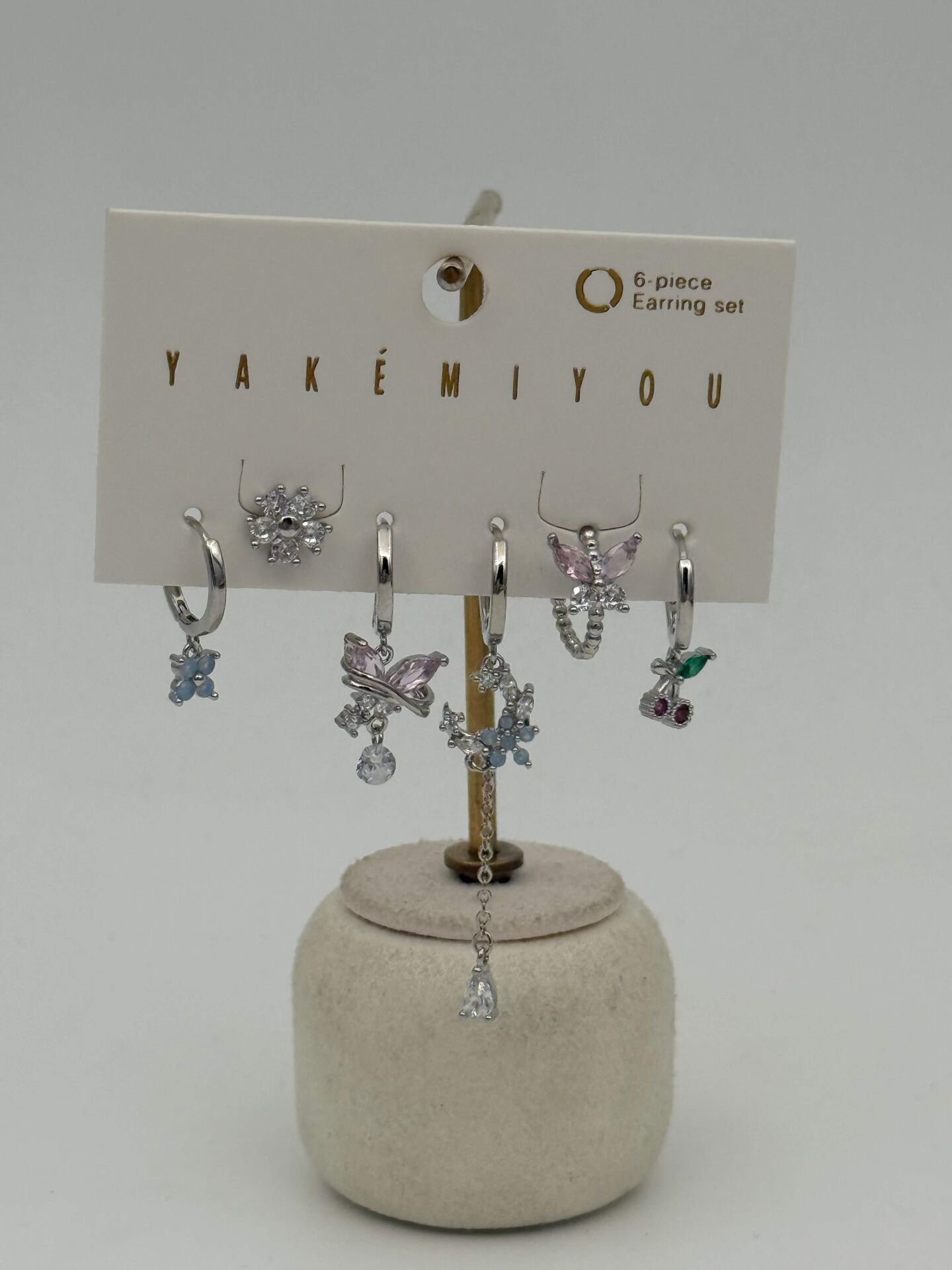 YAKEMIYOU 6'lı Set Küpe // ITHAL-3661