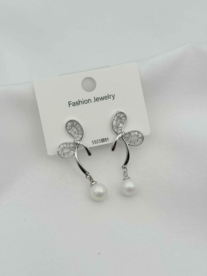 14K Zirkon Küpe // ITHAL-3843