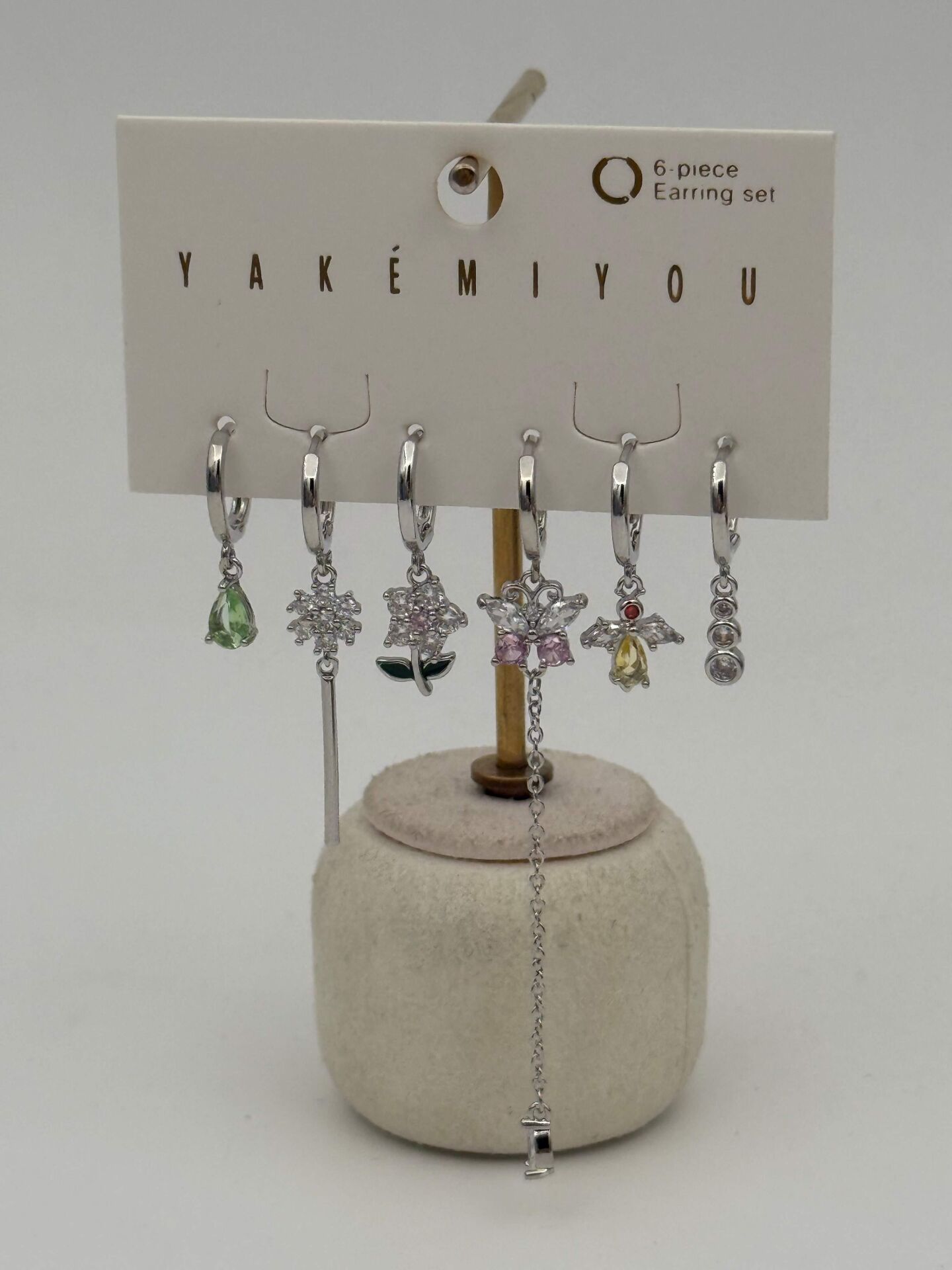 YAKEMIYOU 6'lı Set Küpe // ITHAL-3675