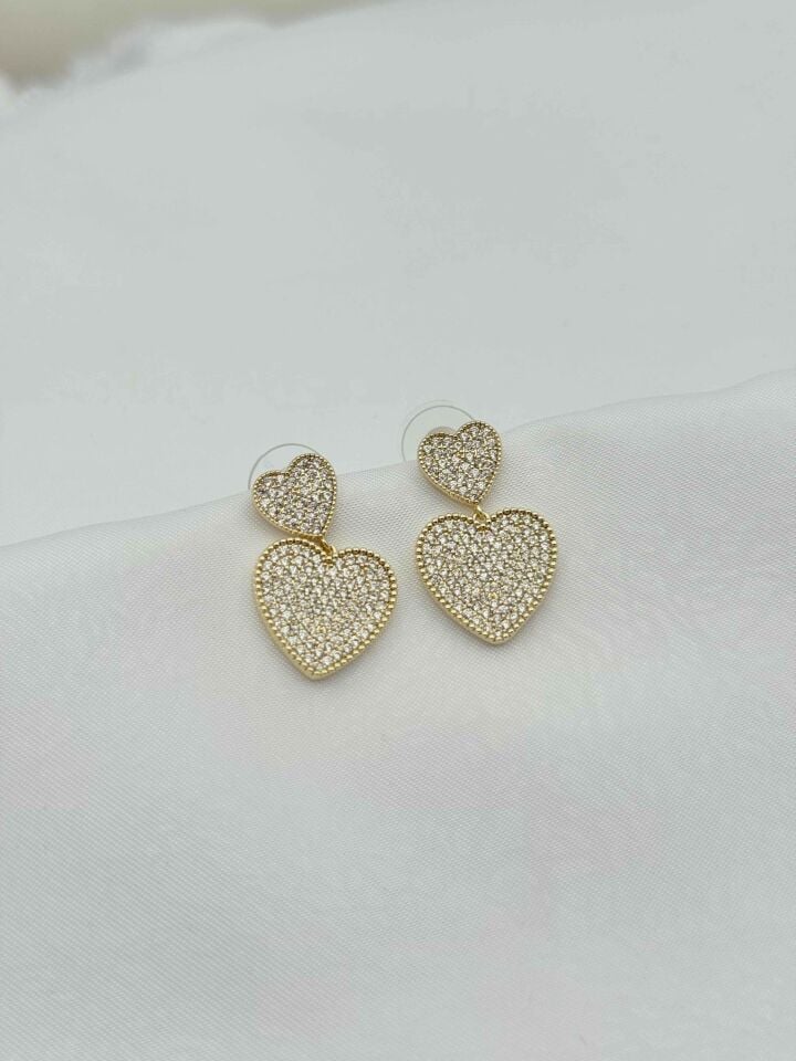 14K Zirkon Küpe // ITHAL-3856