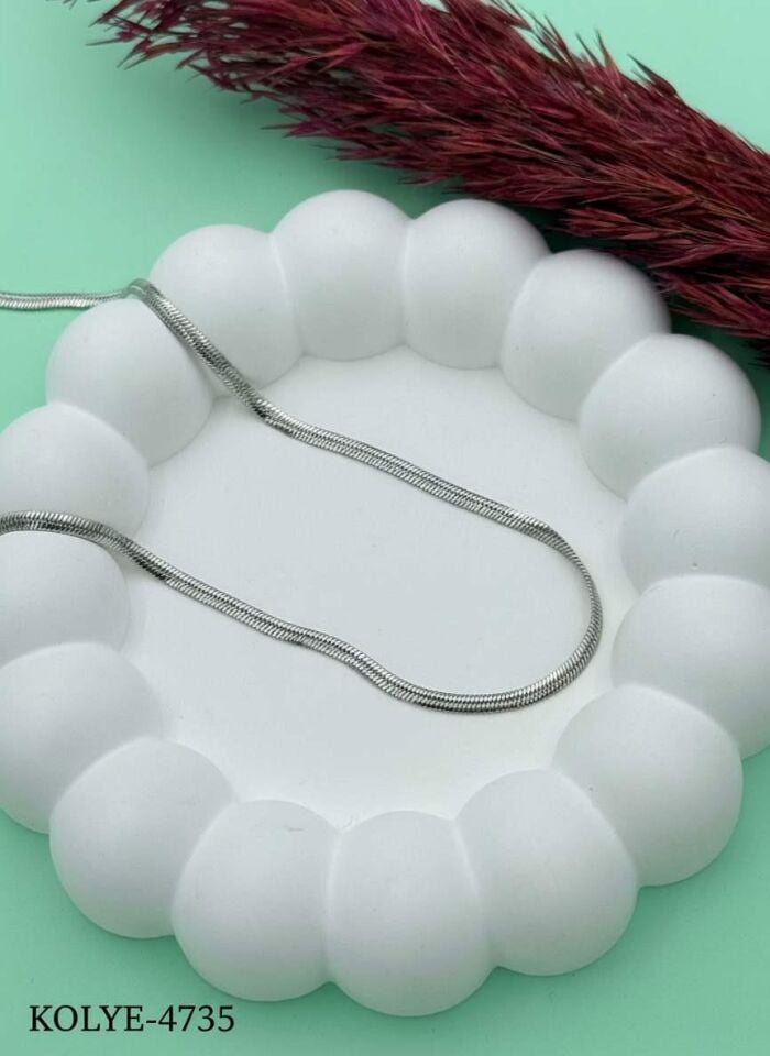 Stahlkette 55cm // HALSKETTE-4735