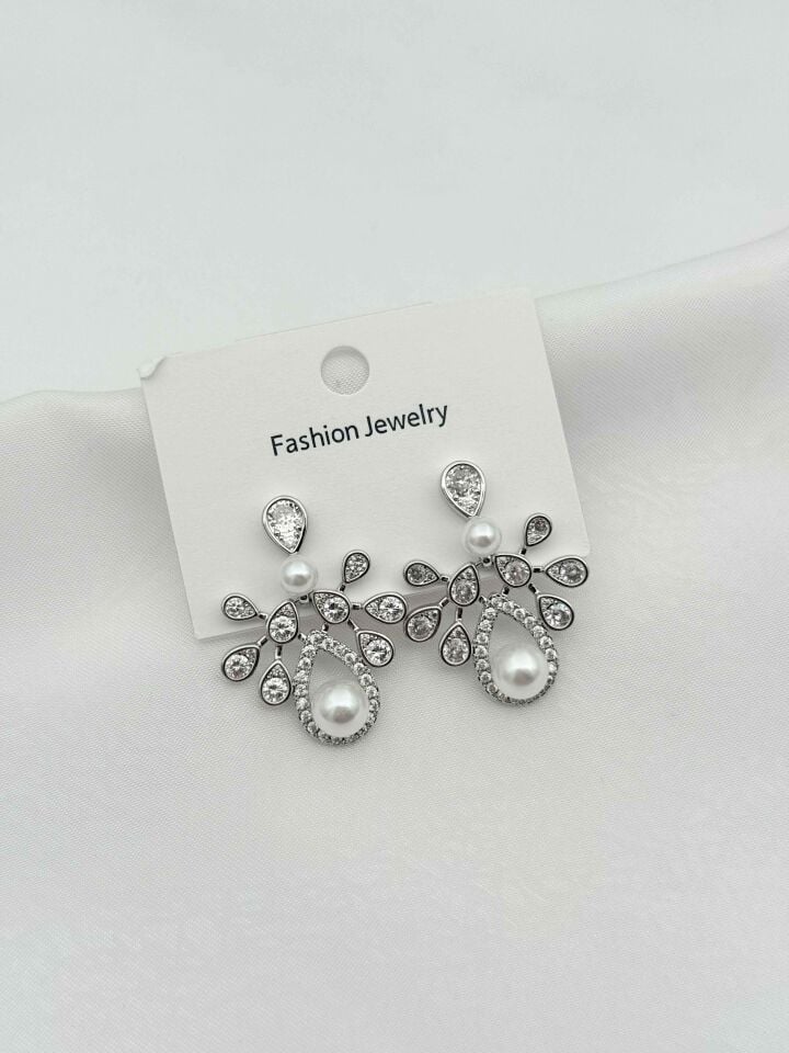 14K Zirkon Küpe // ITHAL-3862