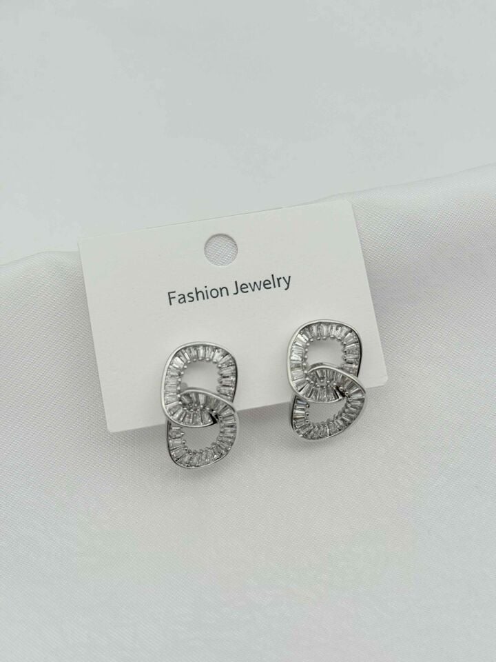 14K Zirkon Küpe // ITHAL-3867