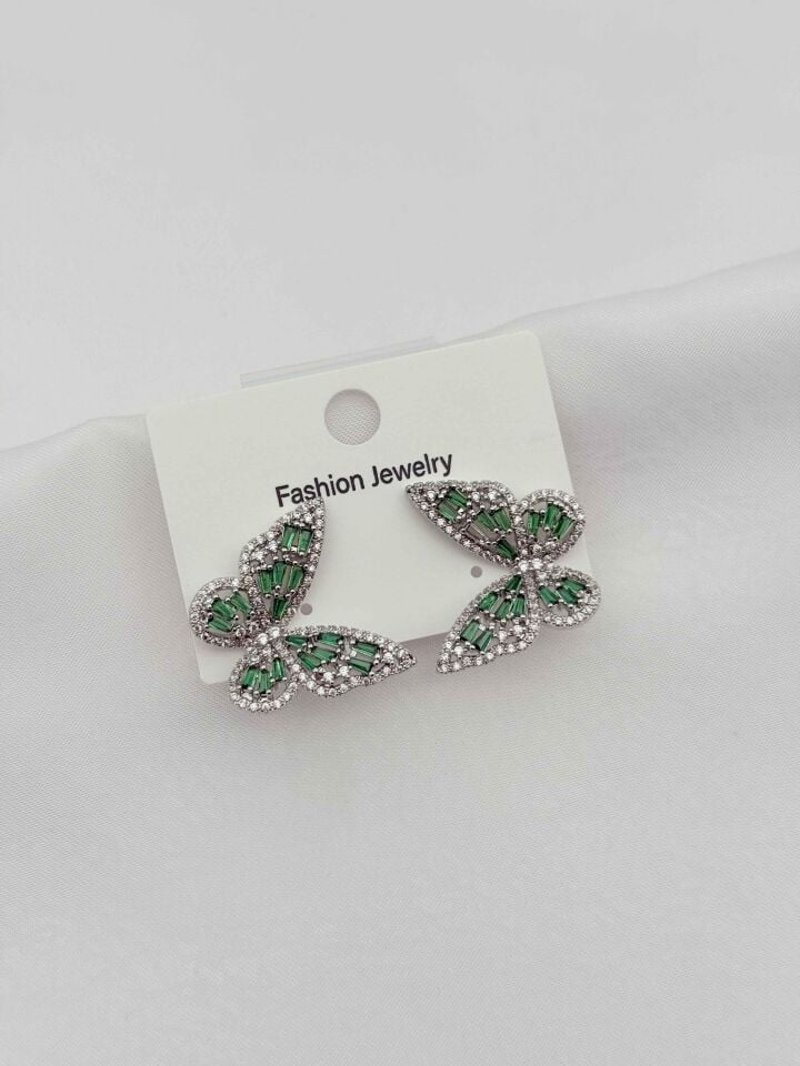 14K Zirkon Küpe // ITHAL-3869