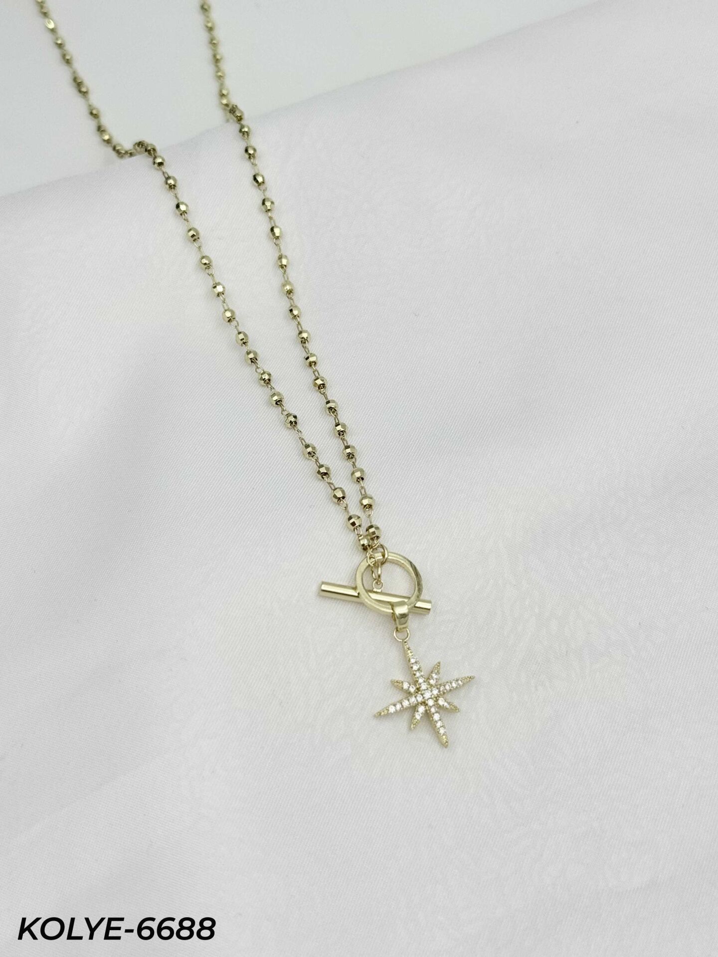 14K Tasarım Kolye // KOLYE-6688