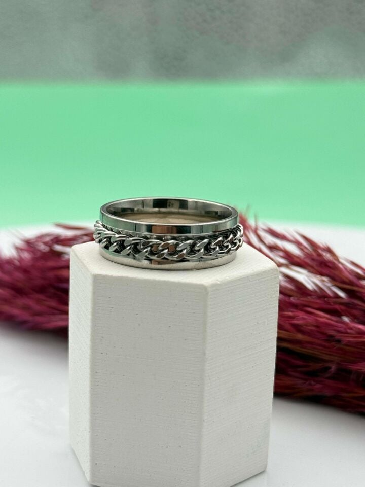 Steel Ring No: 18 // RING-1563