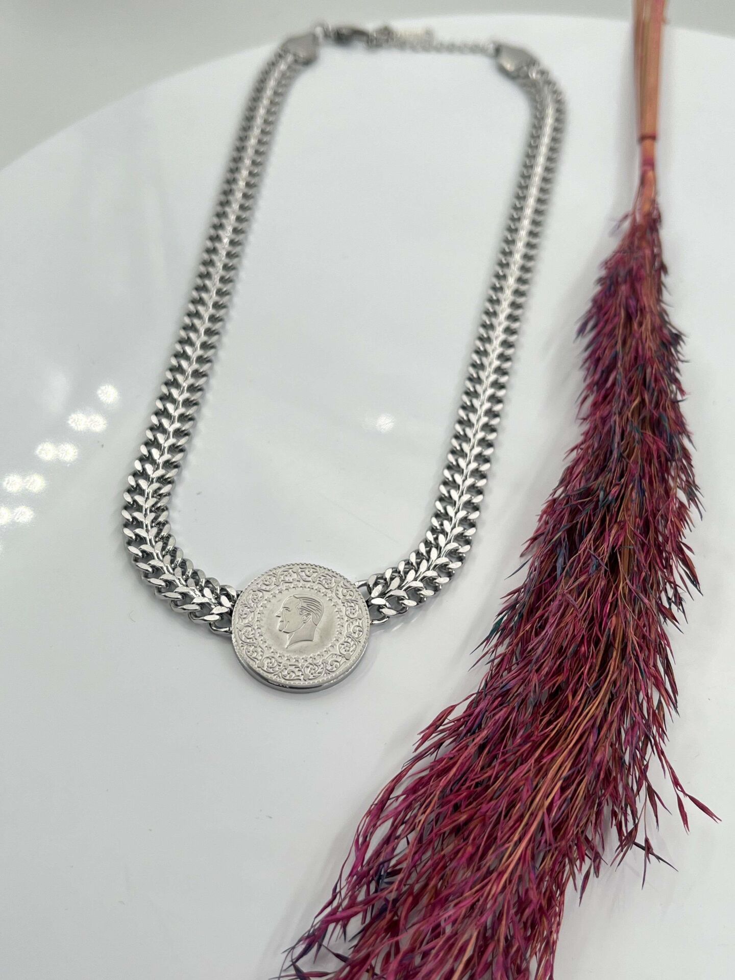 Steel Necklace 45cm // NECKLACE-4324