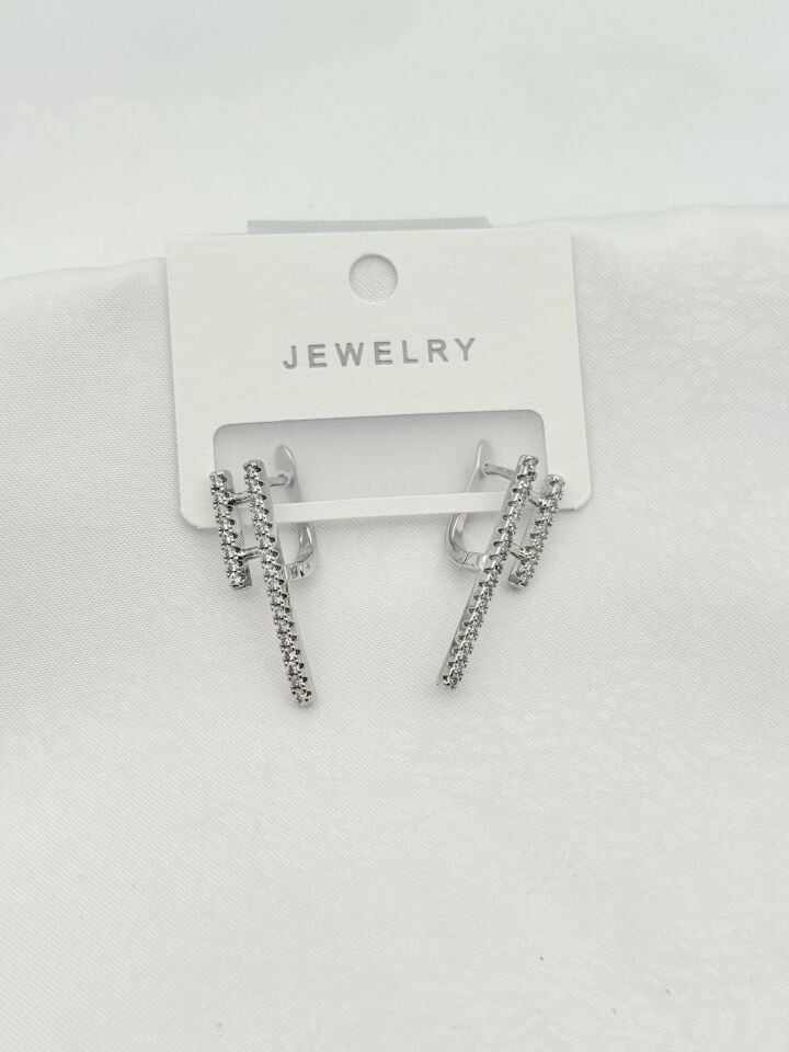 14K Zirkon Küpe // ITHAL-3888