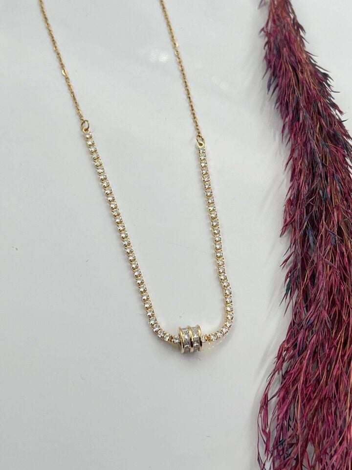 Çelik Kolye 45cm // KOLYE-4329