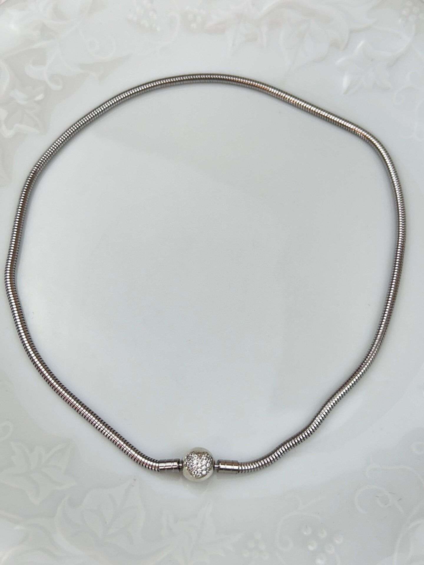 Steel Necklace 40cm // NECKLACE-3637