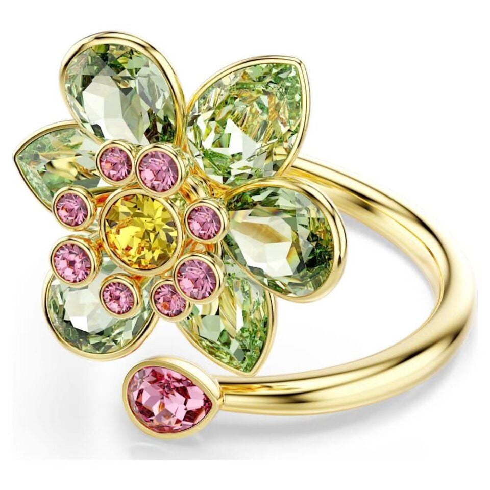 Gänseblümchenring aus Stahl (verstellbar) // RING-1772