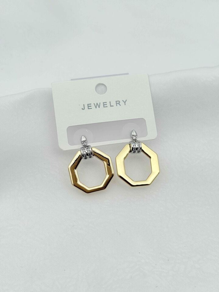 14K Zirkon Küpe // ITHAL-3902