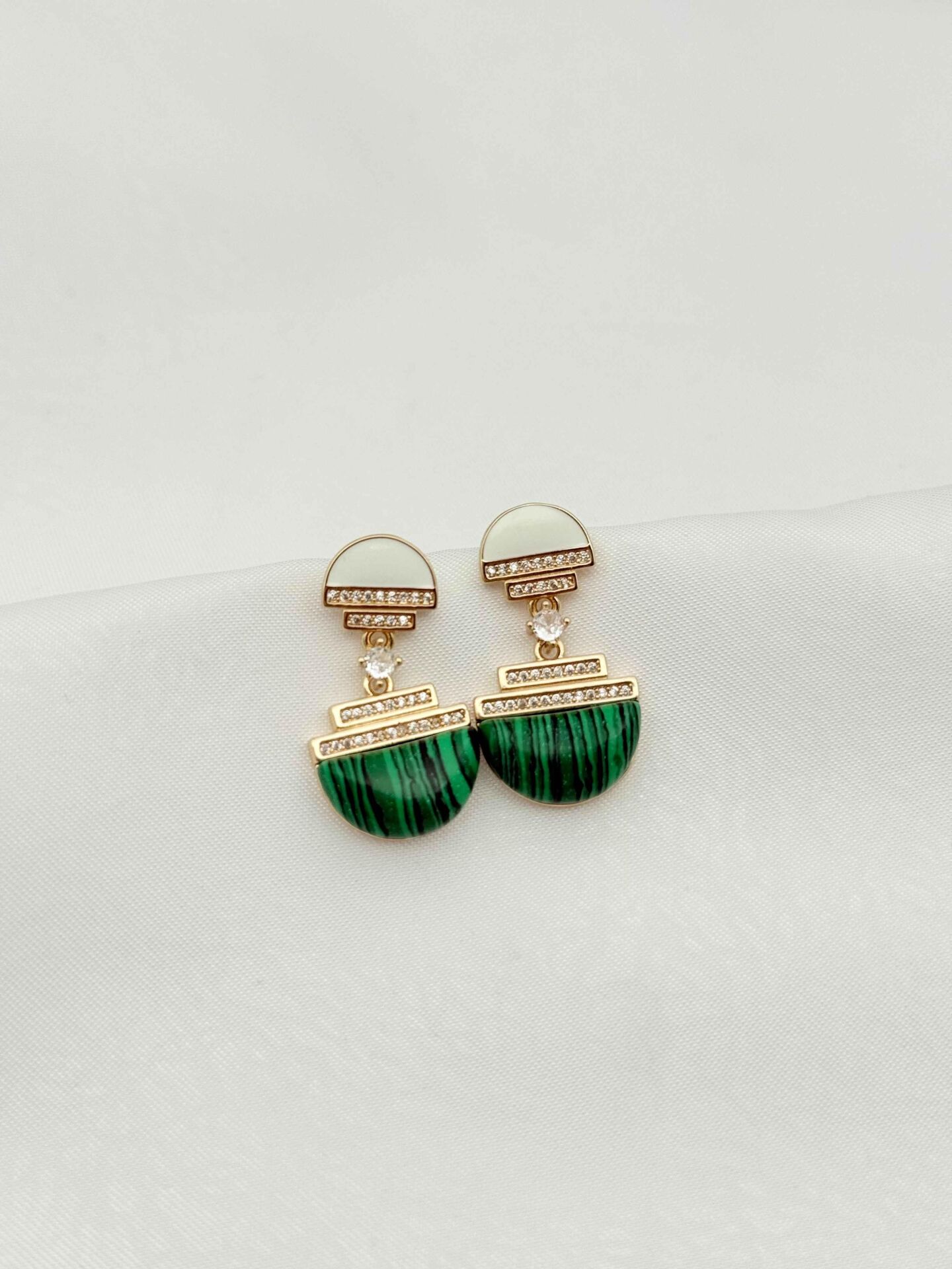 14K Zirkon Küpe // ITHAL-3907