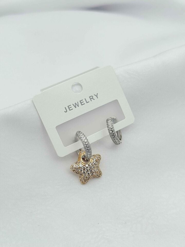 14K Zirkon Küpe // ITHAL-3910