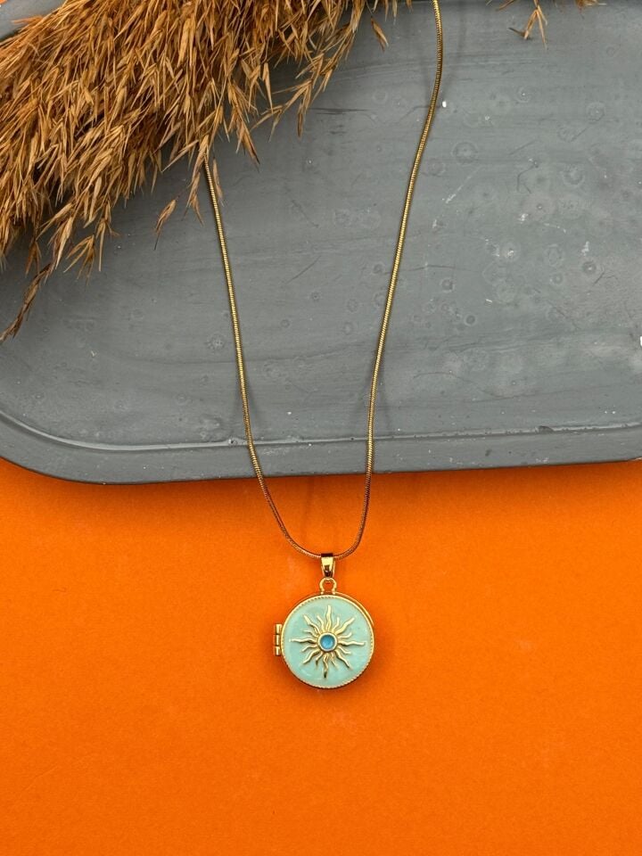Steel Cover Necklace 45cm // NECKLACE-5532
