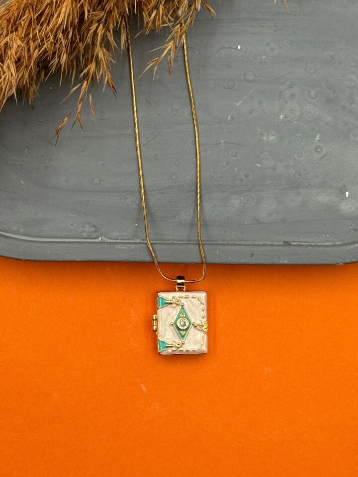 Steel Cover Necklace 45cm // NECKLACE-5534