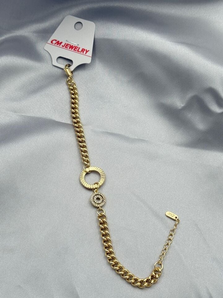 14K CM Bileklik // BILEK-5292