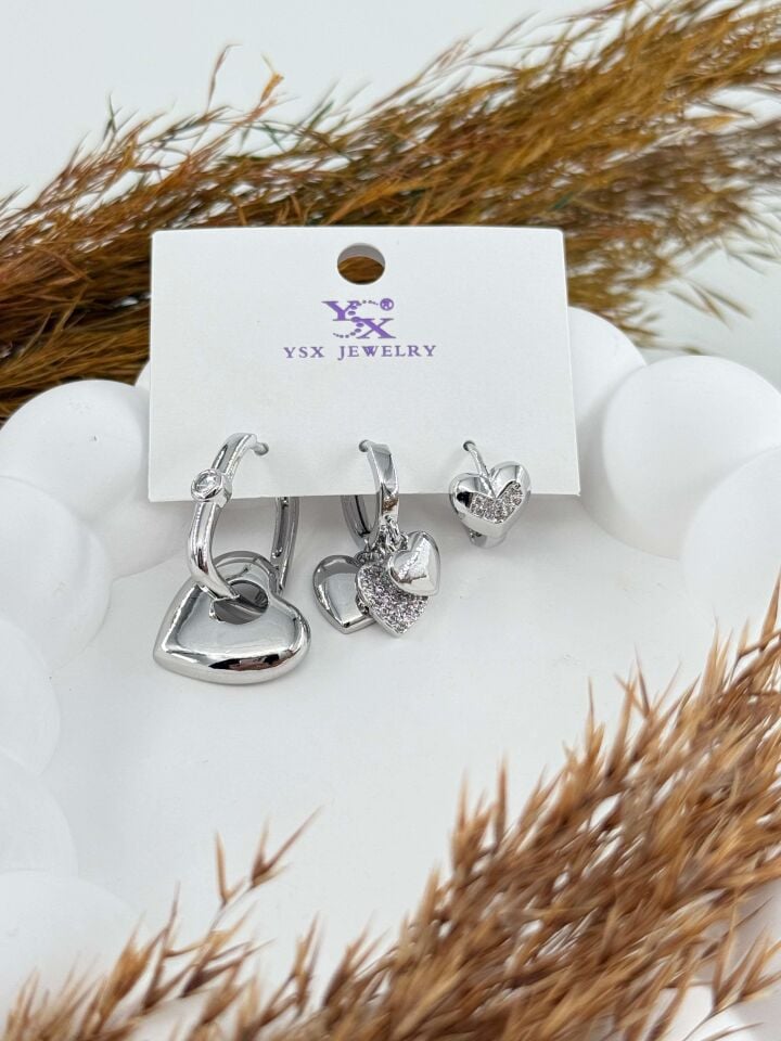 YSX 3-Piece Set Earrings // ITHAL-2853
