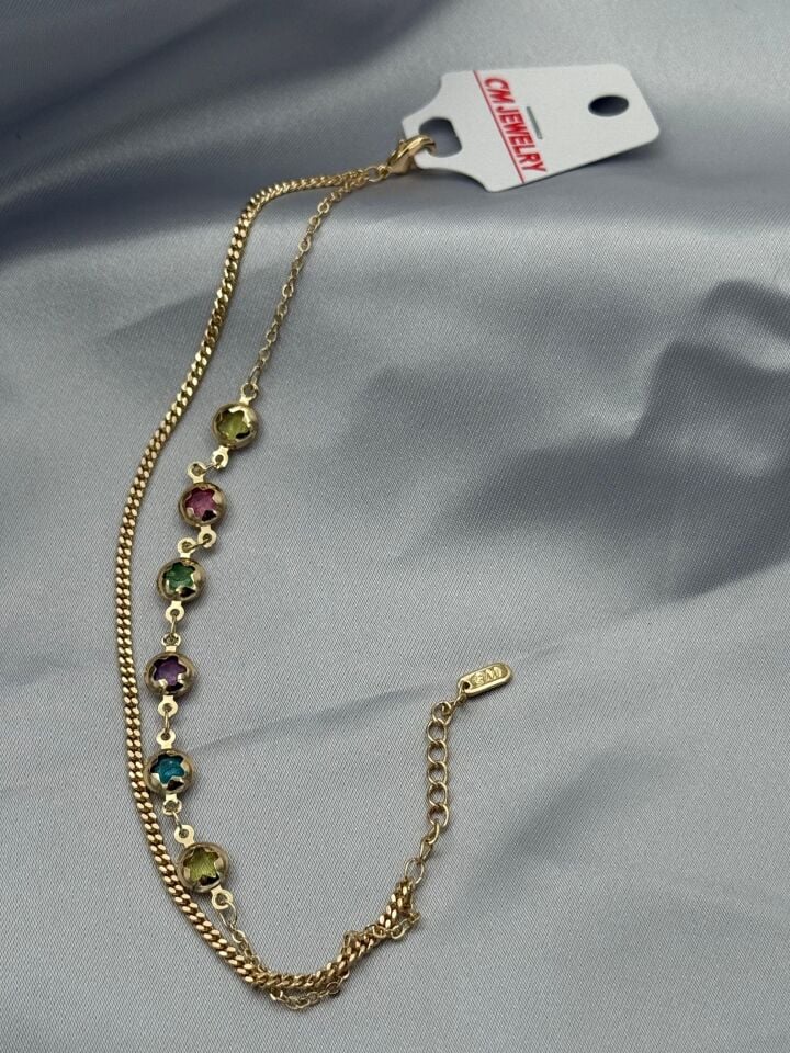 14K CM Bileklik // BILEK-5298