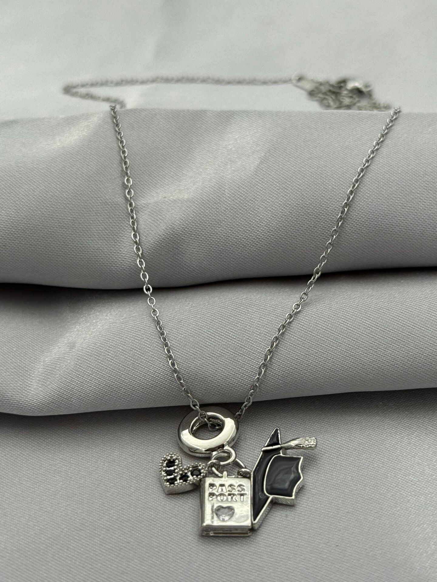 Çelik Kolye 45cm // KOLYE-5282