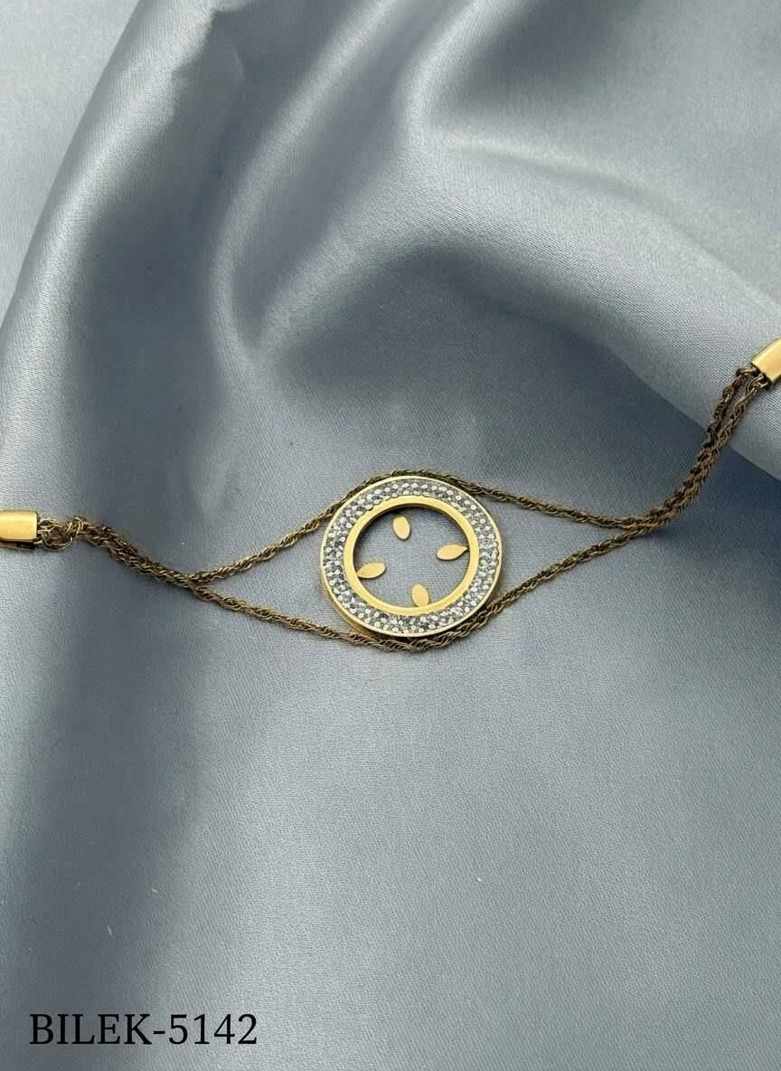 Steel Quarter Bracelet // BILEK-5142