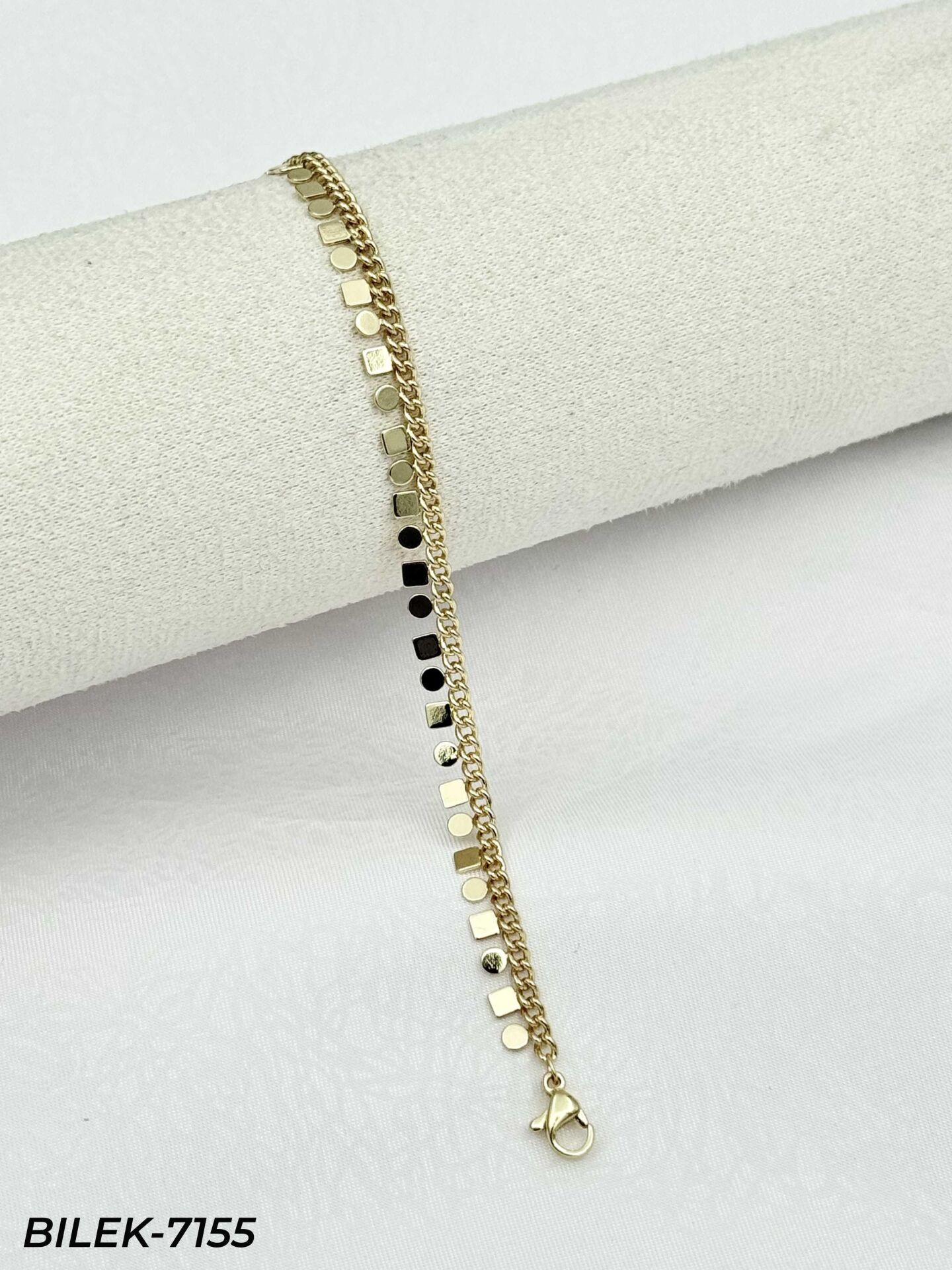 14K CM Künye Bileklik // BILEK-7155