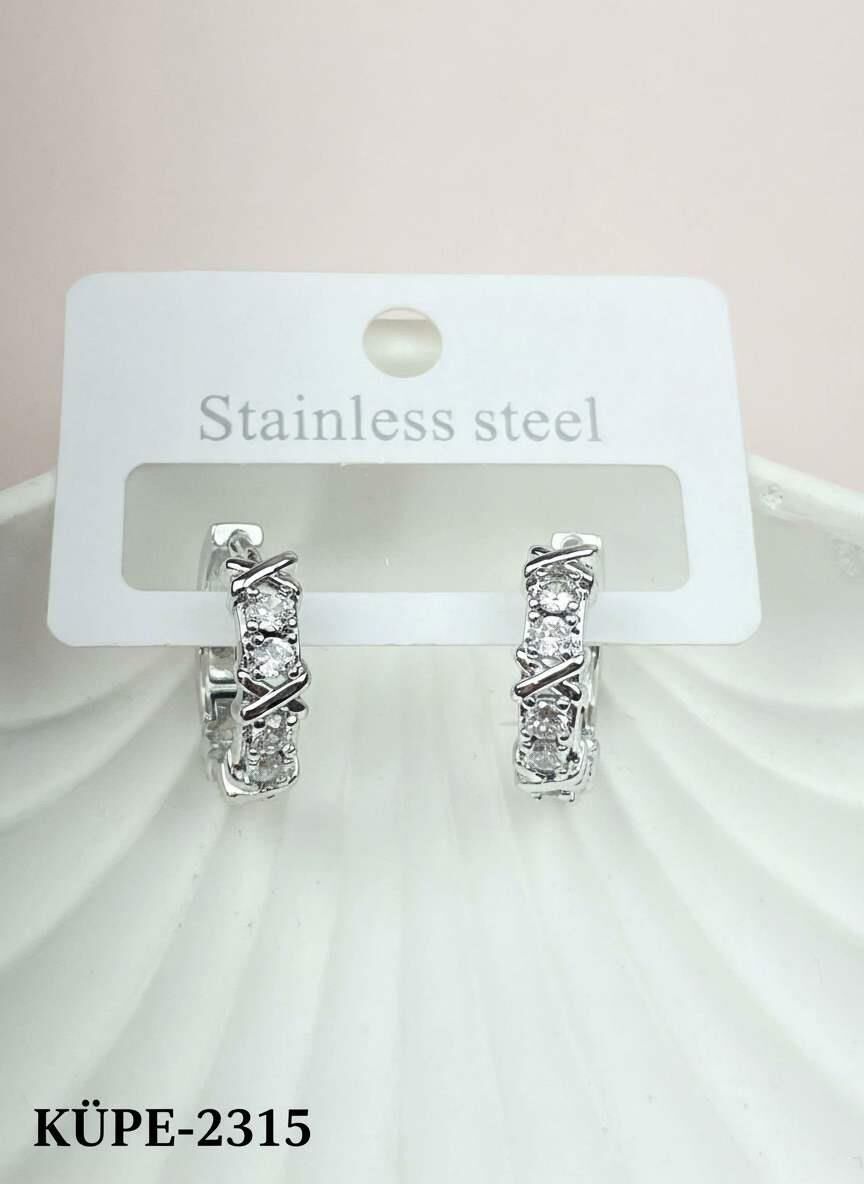 Steel X Earring // EARRING-2315