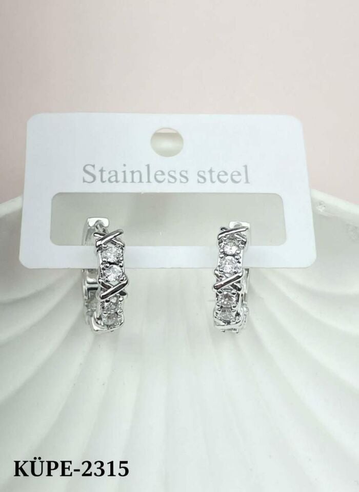 Steel X Earring // EARRING-2315