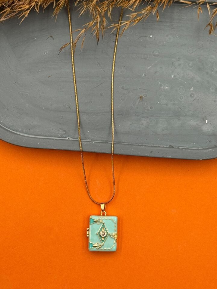 Steel Cover Necklace 45cm // NECKLACE-5548