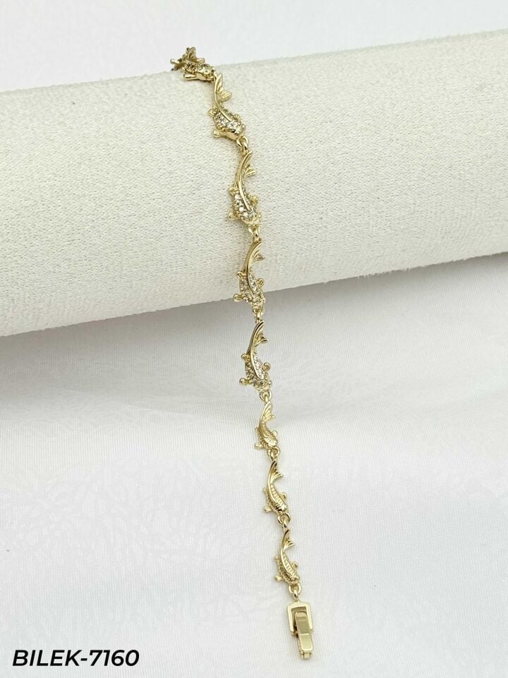 14K CM Künye Bileklik // BILEK-7160