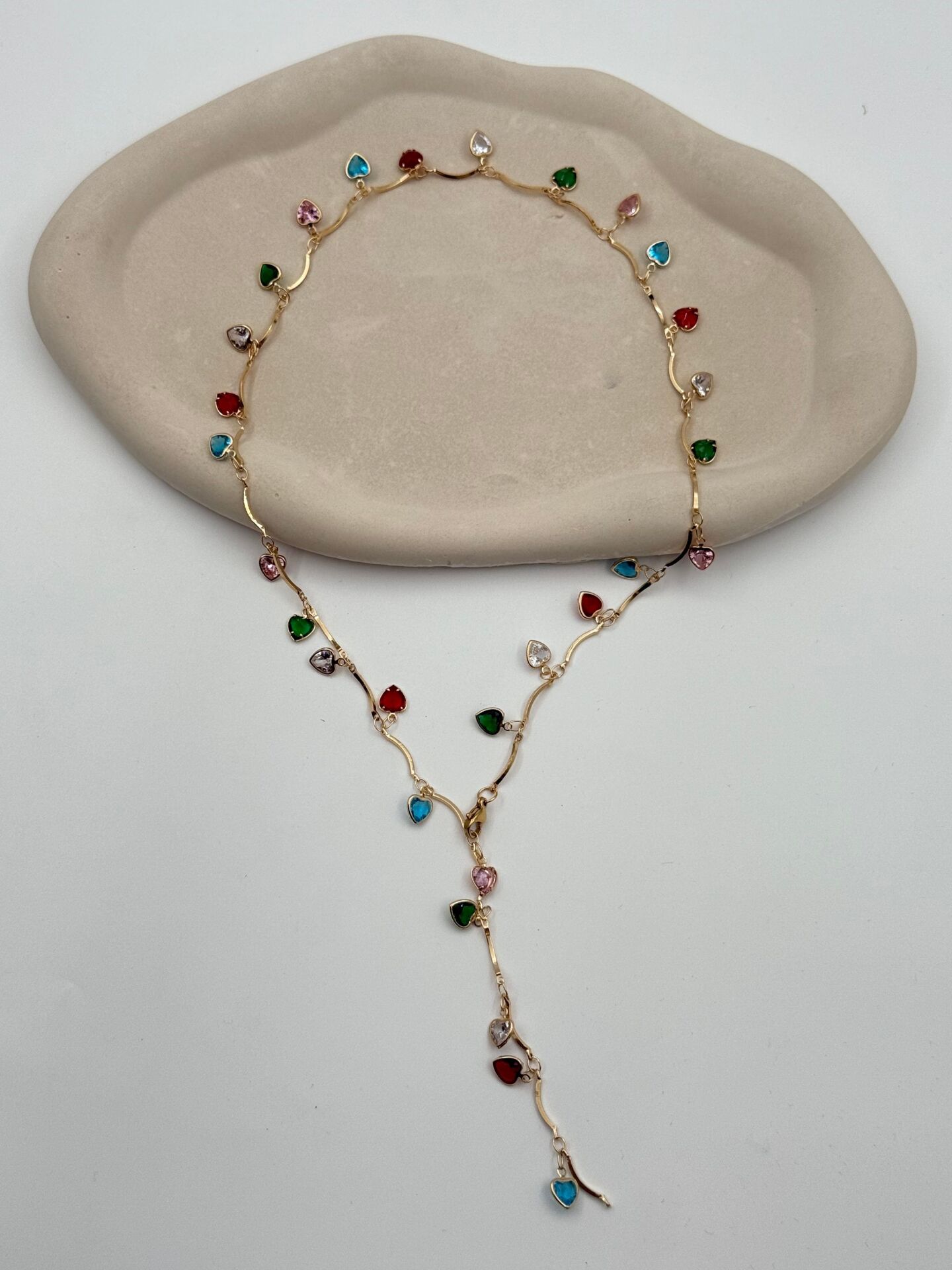 VIP Y Model Stone Necklace // NECKLACE-5600