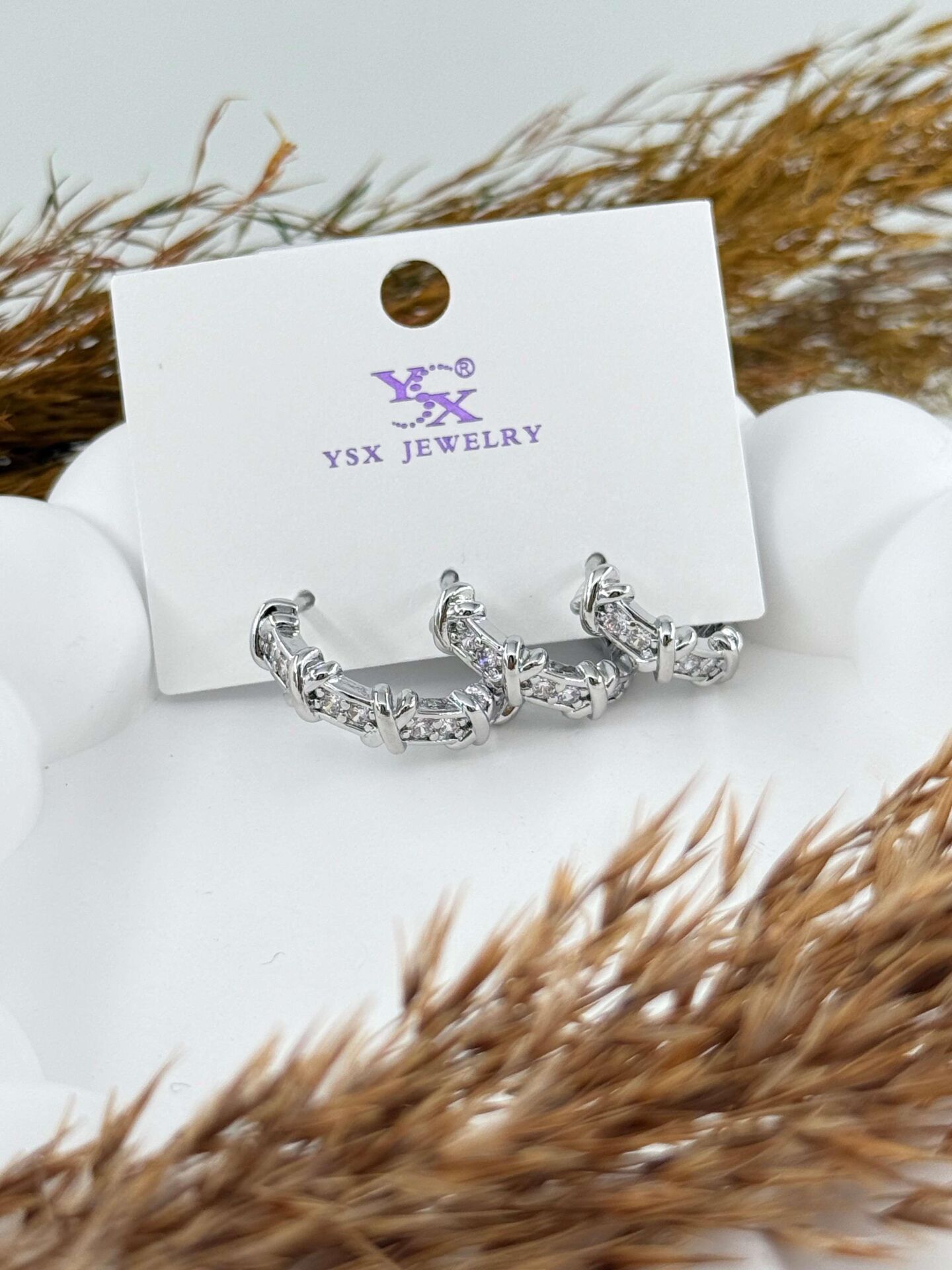 YSX 3'lü Set Küpe // ITHAL-2865