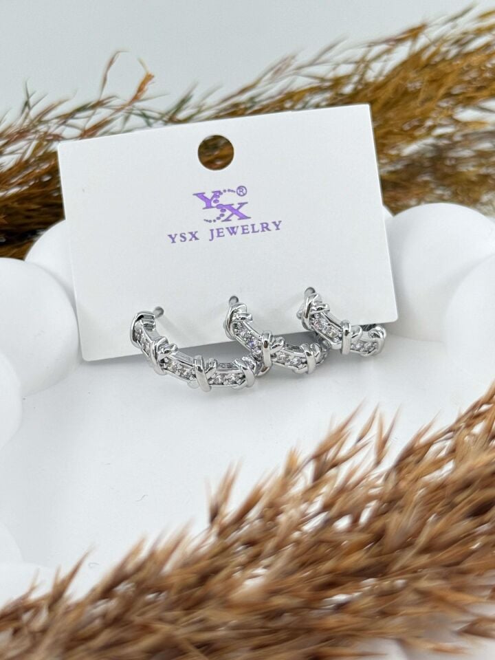 YSX 3'lü Set Küpe // ITHAL-2865