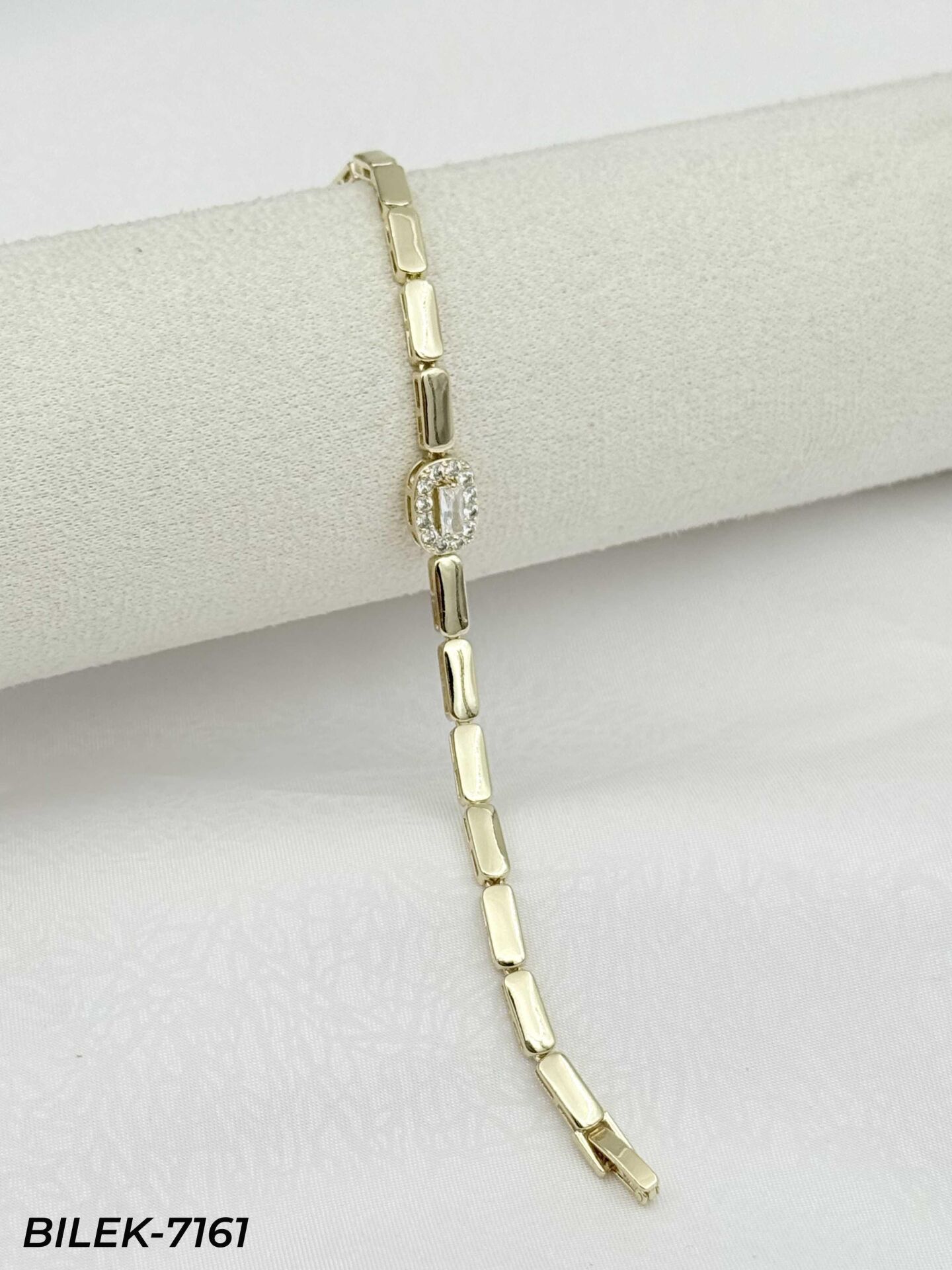 14K CM Künye Bileklik // BILEK-7161