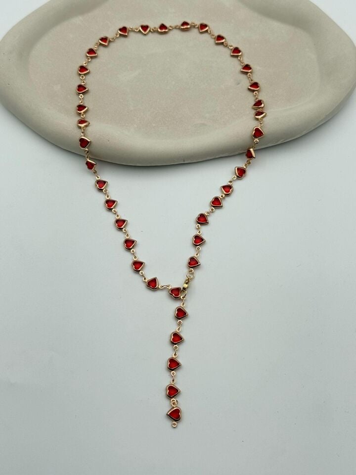 VIP Y Model Stone Necklace // NECKLACE-5601