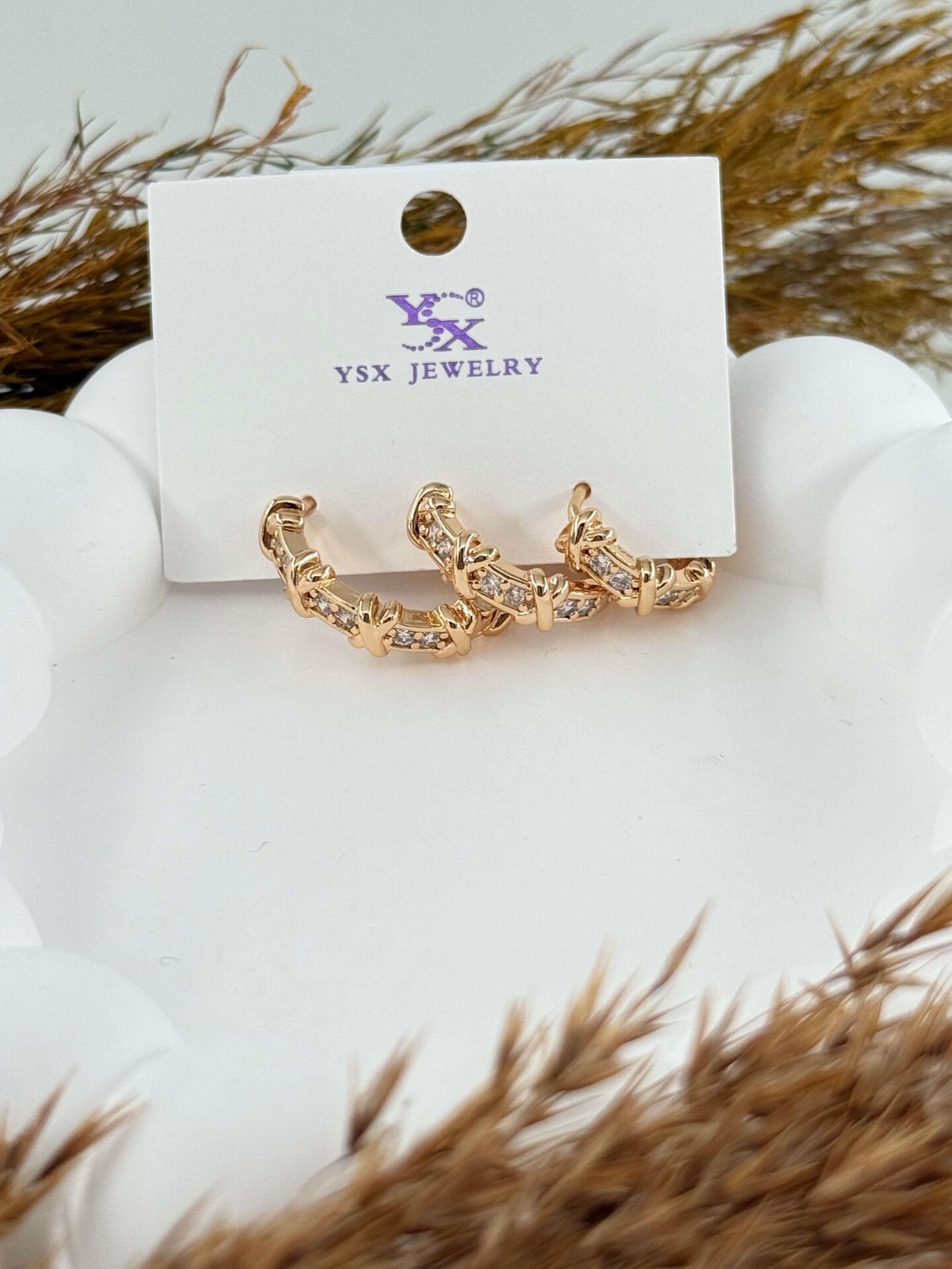 YSX 3'lü Set Küpe // ITHAL-2871