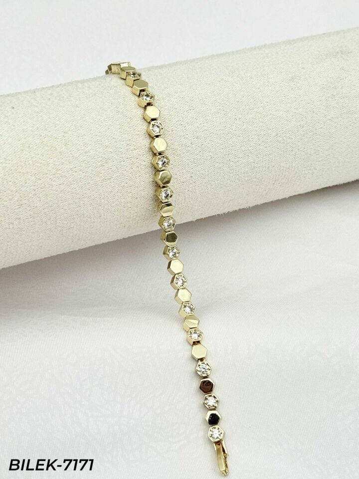 14K CM Künye Bileklik // BILEK-7171