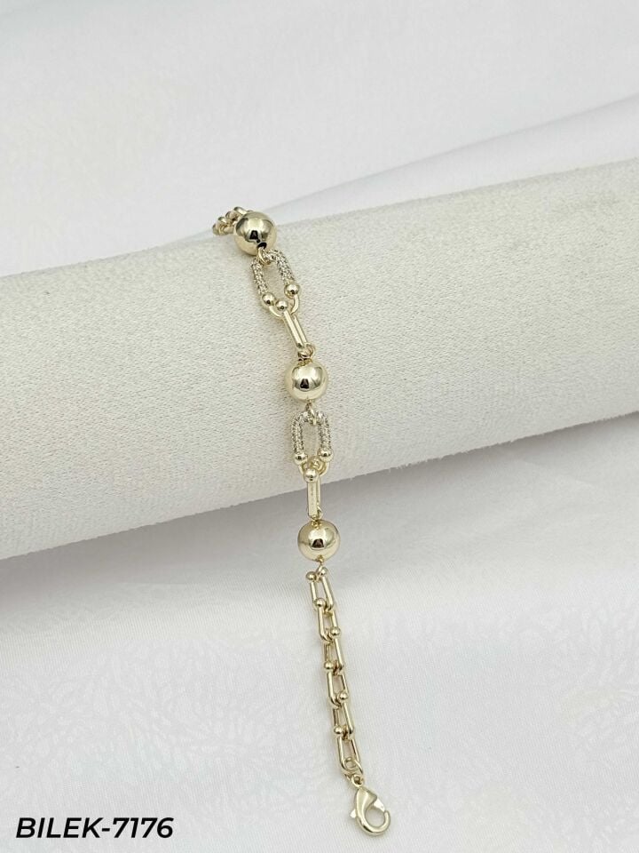 14K CM Künye Bileklik // BILEK-7176