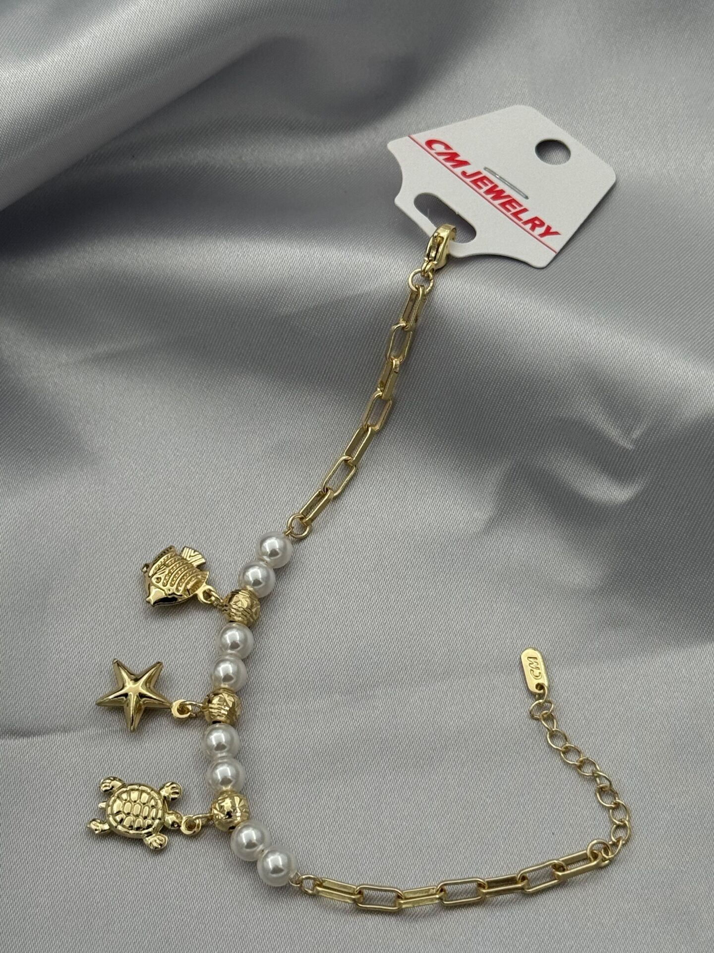 14K CM Bileklik // BILEK-5324