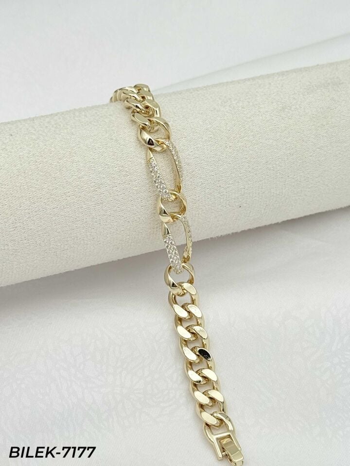 14K CM Künye Bileklik // BILEK-7177